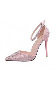 Women's Shoes AmiGirl New Style Wedding/Party/Dress Fuchsia/Black/Silver/Gold/Pink Sexy Stiletto Heels