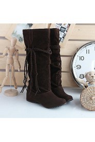 Women's Shoes Slouch Wedge Heel Knee High Boots More Colors available