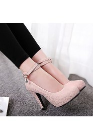 Women's Shoes Heel Heels / Platform Heels Office & Career / Dress / Casual Blue / Pink / White/725-1