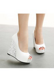 Women's Shoes Wedge Heel Peep Toe Pumps Dress More Colors available