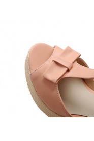 Women's Shoes Heel Wedges / Heels / Peep Toe / Platform Sandals / Dress / Casual Yellow / Pink / Beige/668