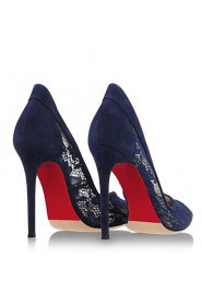 Women's Shoes Stiletto Heel Heels / Pointed Toe Heels Party & Evening / Dress / Casual Blue