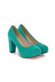 Women's Chunky Heel Round Toe Pumps/Heels Shoes (More Colors)