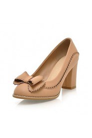 Women's Chunky Heel Heels Pumps/Heels with Bowknot Shoes (More Colors)