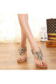 Women's Shoes Open Toe Wedge Heel Sandals with Rhinestone Shoes More Colors available