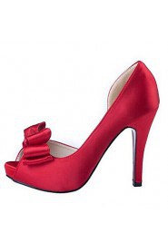 Women's Wedding Shoes Heels/Peep Toe/Platform Heels Wedding/Office & Career/Dress/Casual/Party & Evening Black/Red/White