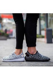 Women's/Men's/Lovers' Canvas Platform Platform / Creepers / Comfort Athletic Shoes Outdoor / Athletic / Casual Black