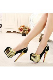 Women's Shoes Round Toe Stiletto Heel Fleece Pumps Dress Shoes More Colors available