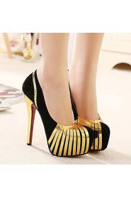 Women's Shoes Round Toe Stiletto Heel Fleece Pumps Dress Shoes More Colors available