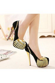 Women's Shoes Round Toe Stiletto Heel Fleece Pumps Dress Shoes More Colors available