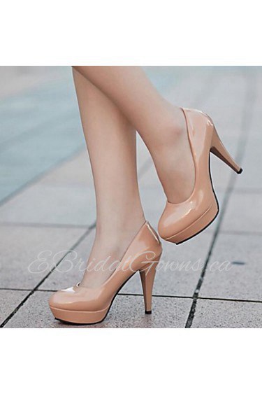 Women's Shoes Patent Leather Pumps OL Style Stiletto Heel Heels / Comfort Heels Dress / Casual