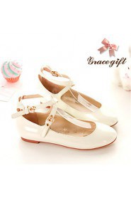 Round Toe Flat Heel Leather Flats Women's Shoes(More Colors)