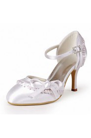 Women's Wedding Shoes Heels/D'Orsay & Two-Piece Heels Wedding Black/Blue/Pink/Purple/Red/Ivory/White/Silver/Gray/Champagne