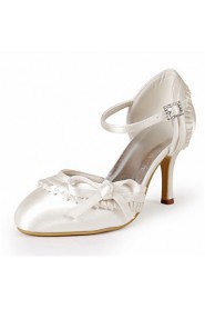 Women's Wedding Shoes Heels/D'Orsay & Two-Piece Heels Wedding Black/Blue/Pink/Purple/Red/Ivory/White/Silver/Gray/Champagne