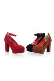 Women's Shoes Round Toe Chunky Heel Pumps with Bowknot Shoes More Colors available