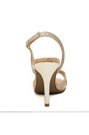 Women's Shoes Pointed Toe Stiletto Heel Leather Sandals Shoes