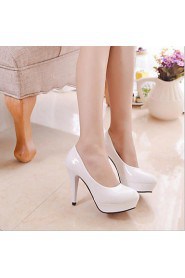 Women's Shoes Patent Leather Stiletto Heel Basic Pump / Round Toe Heels Office & Career / Dress