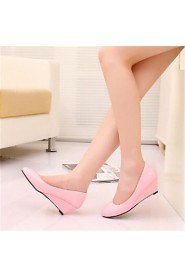 Women's Shoes Round Toe Wedge Heel Pumps Shoes More Colors available