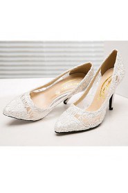 Women's Shoes Tulle Stiletto Heel Heels / Styles / Pointed Toe Heels Wedding / Office & Career / Party & Evening / Dress