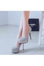 Women's Wedding Shoes Heels / Platform / Round Toe Heels Wedding / Office & Career / Party & Evening / Dress