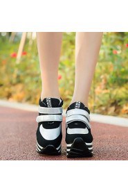 Women's Shoes Color Blocking Increased Within Platform Comfort Fashion Sneakers Outdoor / Casual