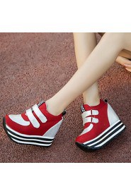 Women's Shoes Color Blocking Increased Within Platform Comfort Fashion Sneakers Outdoor / Casual