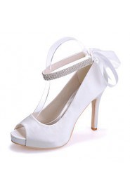 Women's Shoes Silk Stiletto Heel Peep Toe Sandals Wedding/Party & Evening Wedding Shoes More Colors available