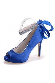 Women's Shoes Silk Stiletto Heel Peep Toe Sandals Wedding/Party & Evening Wedding Shoes More Colors available