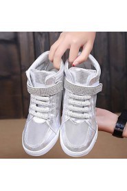 Women's Shoes Leatherette Wedge Heel Wedges / Heels Fashion Sneakers Outdoor / Office & Career / Athletic / Casual Pink