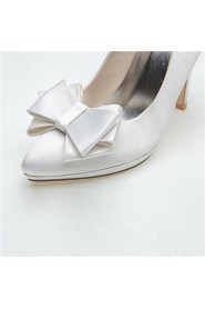 Women's Wedding Shoes Heels/Pointed Toe Heels Wedding/Party & Evening Black/Blue/Pink/Purple/Ivory/White/Silver