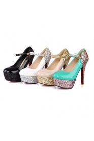 Patent Leather Women's Wedding Stiletto Heel Platform Pumps/Heels Shoes (More Colors)