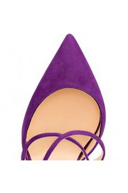 Women's Shoes Stiletto Heel Heels / Pointed Toe Heels Party & Evening / Dress / Casual Purple