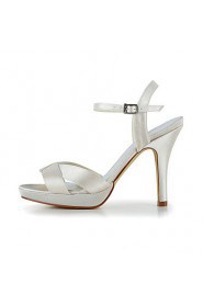 Satin Wedding Stiletto Heel Pumps Sandals (More Colors)