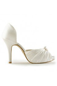 Women's Wedding Shoes Heels / Peep Toe Sandals Wedding / Party & Evening / Dress Ivory