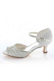 Women's Wedding Shoes Heels / Comfort / Round Toe Sandals Wedding / Party & Evening / Dress Ivory