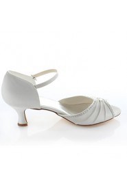 Women's Wedding Shoes Heels / Comfort / Round Toe Sandals Wedding / Party & Evening / Dress Ivory