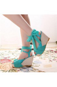 Women's Shoes Wedges Heel Round Toe Sandals Dress Shoes More Colors Available