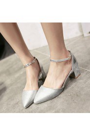 Women's Wedding Shoes Heels / Pointed Toe Heels Wedding / Party & Evening / Dress Pink / Silver / Gold