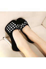 Women's Shoes Platform Heels Pumps/Heels Casual Black/Red/White