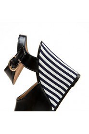 Women's Shoes Heel Wedges / Heels / Peep Toe / Platform Sandals / Heels Outdoor / Dress / CasualBlack / Blue