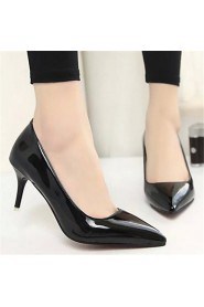 Women's Shoes Stiletto Heel Pointed Toe Heels Dress Black / Green / Pink / Red