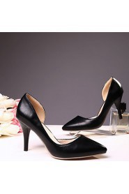 Women's Shoes Stiletto Heels/Pointed Toe Heels Office & Career/Party & Evening/Dress Black/White/Burgundy