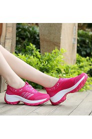 Women's Shoes Casual/Dress/Outdoor/Running Fashion Tulle Leather Sneakers Slip-on Shoes Multicolor 35-40