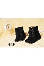 Women's Shoes Round Toe Wedge Heel Ankle Boots More Colors available