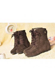 Women's Shoes Round Toe Wedge Heel Ankle Boots More Colors available