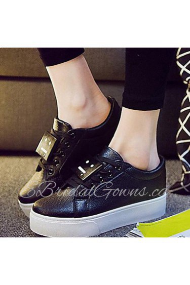 Women's Shoes Platform Flange Increased Within Comfort Leisure Fashion Sneakers