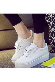 Women's Shoes Platform Flange Increased Within Comfort Leisure Fashion Sneakers