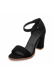 Women's Shoes Heel Heels / Peep Toe Sandals / Heels Outdoor / Dress / Casual Black / Red / Gray/139