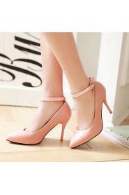 Women's Shoes Heel Heels / Pointed Toe Heels Office & Career / Dress / Casual Black / Pink / Red / White