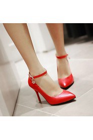 Women's Shoes Heel Heels / Pointed Toe Heels Office & Career / Dress / Casual Black / Pink / Red / White